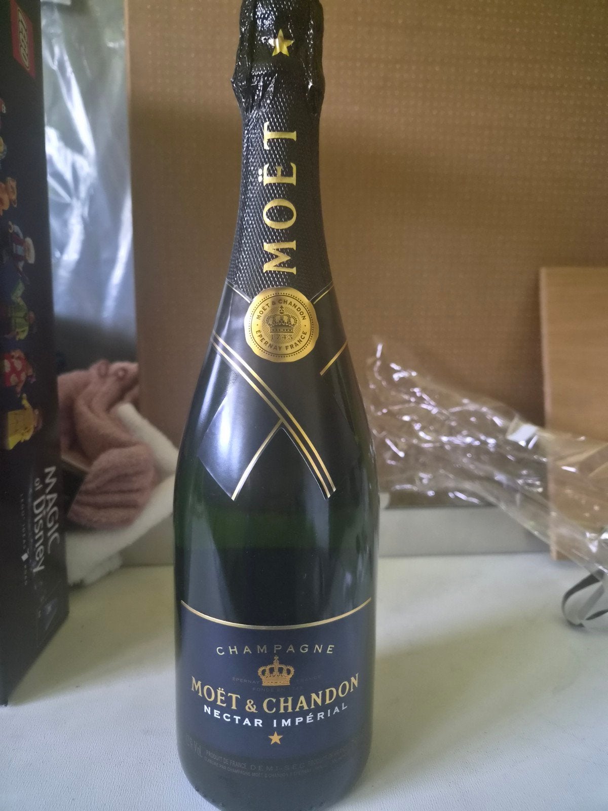 Moët & Chandon Nectar Impérial Champagne, Verzamelen, Wijnen, Nieuw, Champagne, Frankrijk, Ophalen of Verzenden