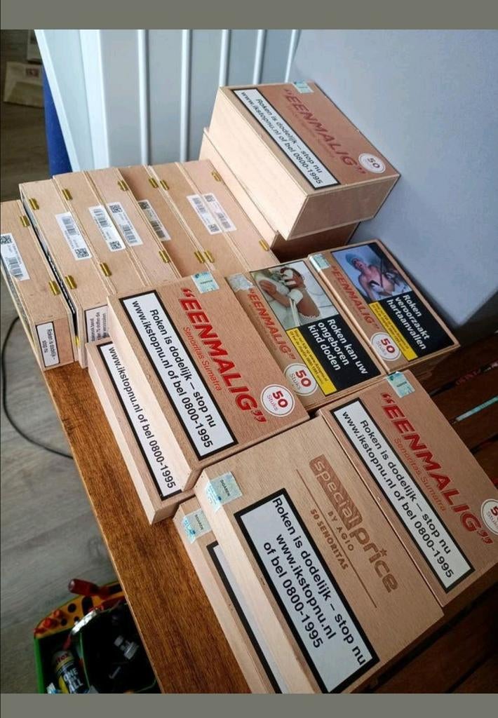 Sigaren kistjes leeg 30 stuks div. Maten., Hobby en Vrije tijd, Ophalen