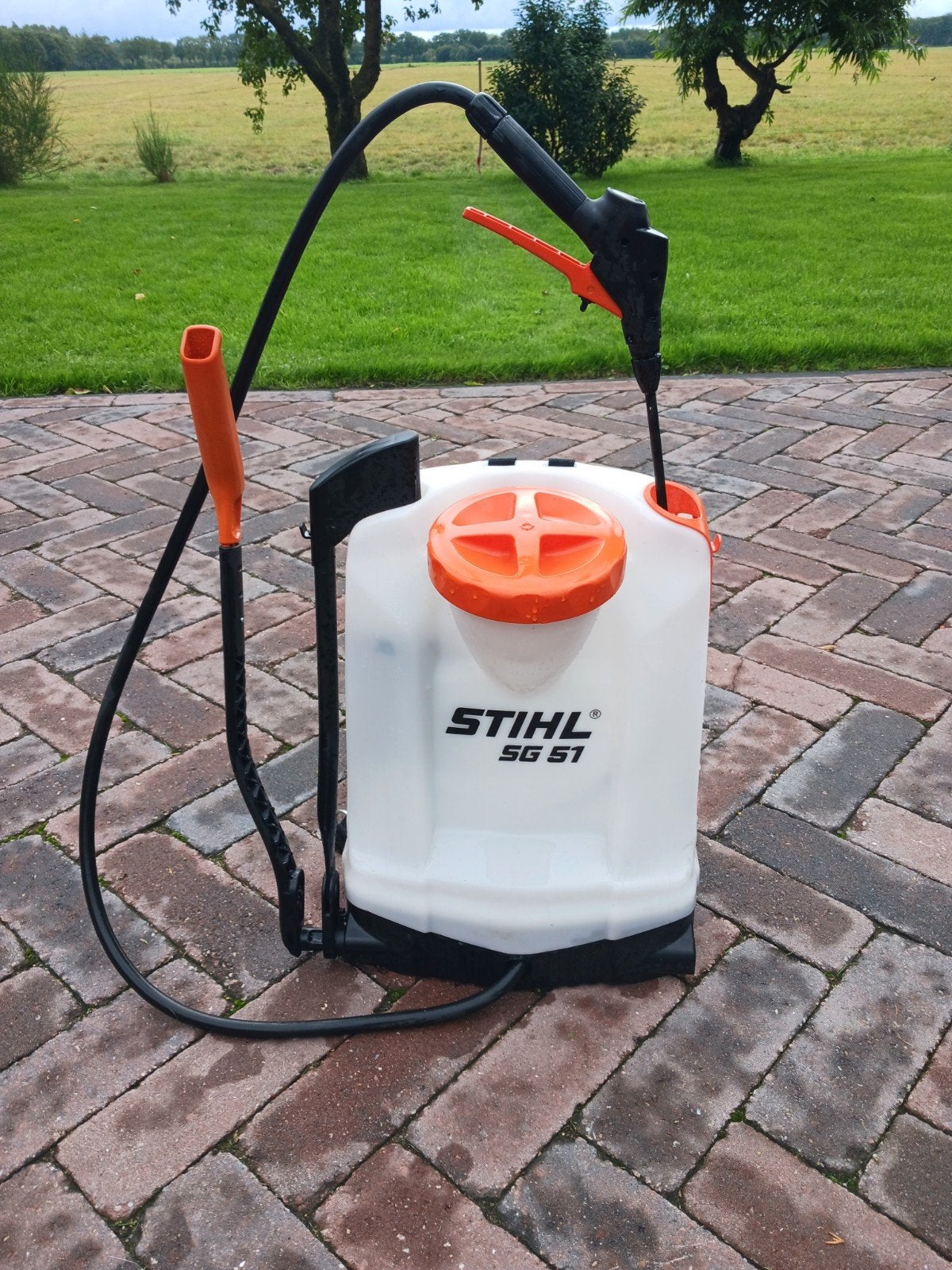 stihl rugsproeier/drukspuit SG59 zgan!, Ophalen of Verzenden, Zo goed als nieuw, Onkruidbestrijding