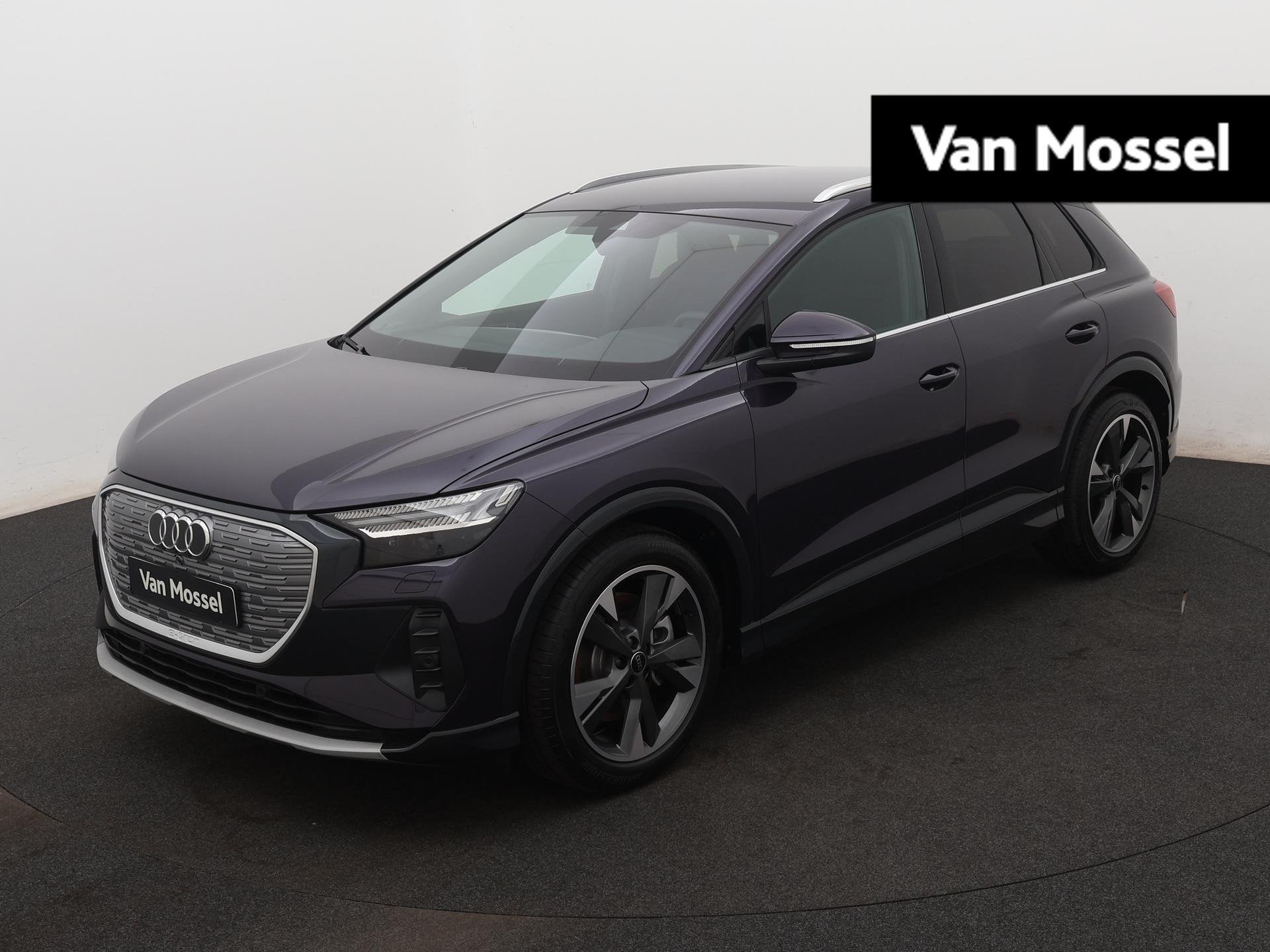 Audi Q4 e-tron 45 quattro Advanced Edition 82 kWh 286 PK | A, Auto's, Audi, 12 maanden, Zwart, Automatische klimaatregeling, SUV of Terreinwagen