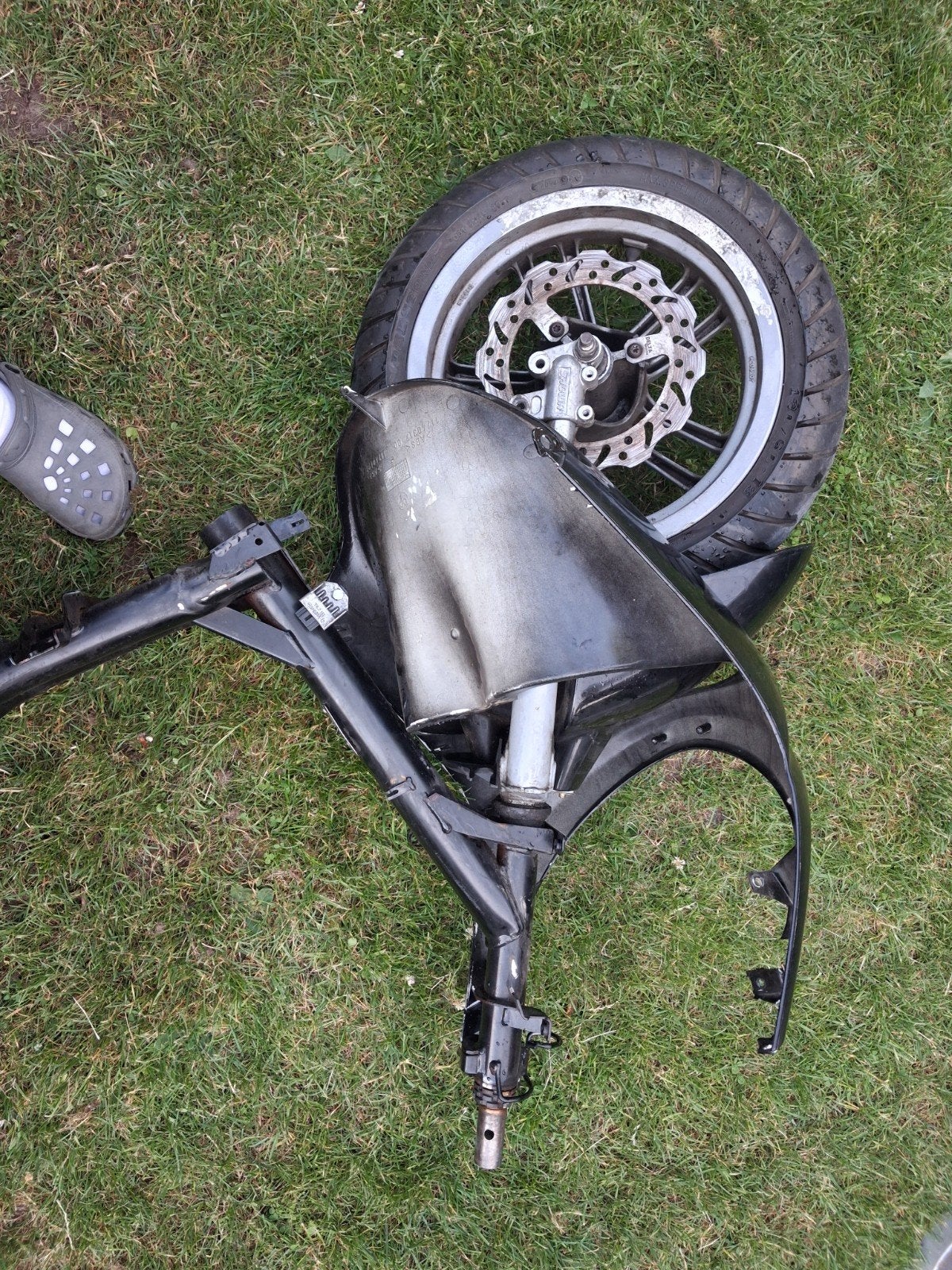 Peugeot Misano Scooterkap en Frame - Gebruikt, Ophalen, Gebruikt, Kap