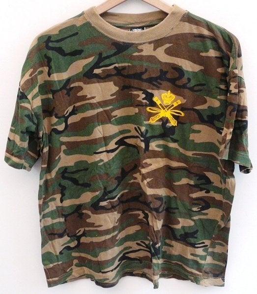 Shirt, M81 Woodland, Luchtdoelartillerie, maat XL, KL, 1990s, Ophalen of Verzenden, Landmacht, Nederland, Kleding of Schoenen
