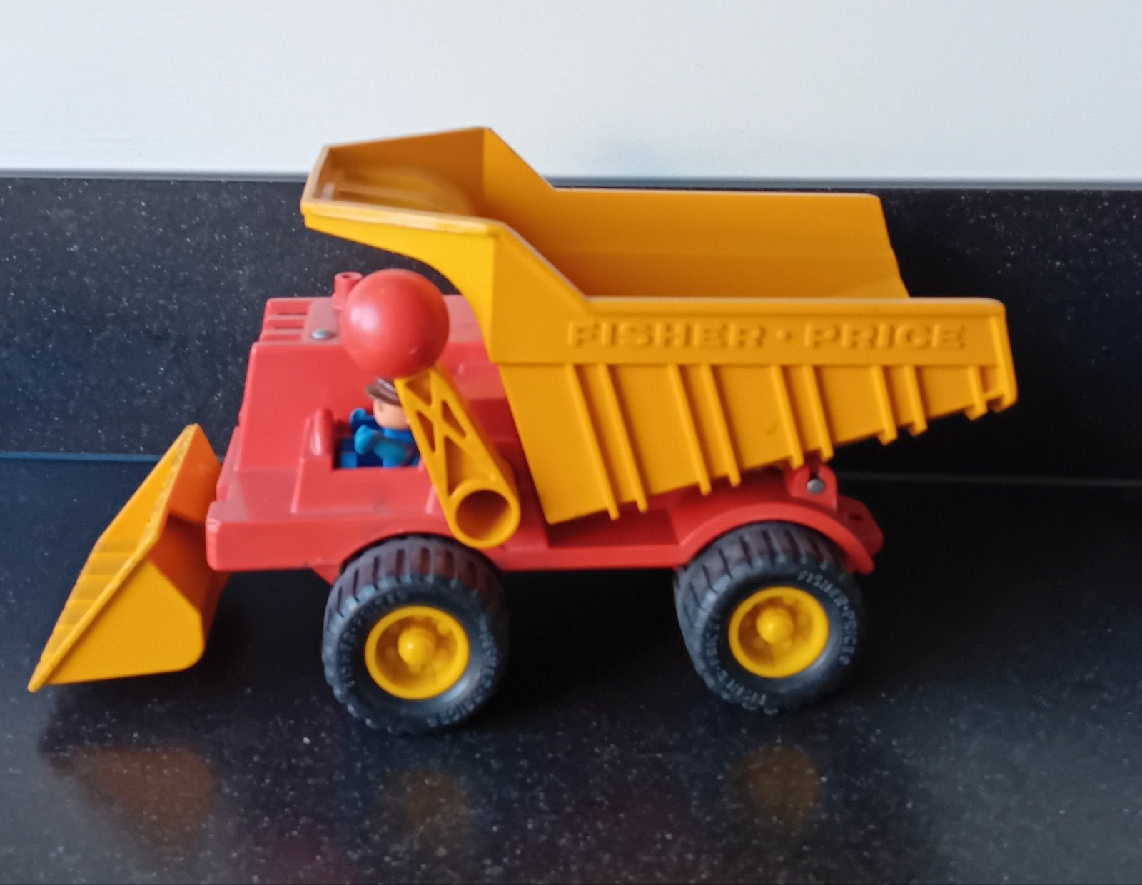 Fisher Price Vrachtauto en Takel (Vintage Speelgoed), Ophalen, Gebruikt, Auto of Voertuig