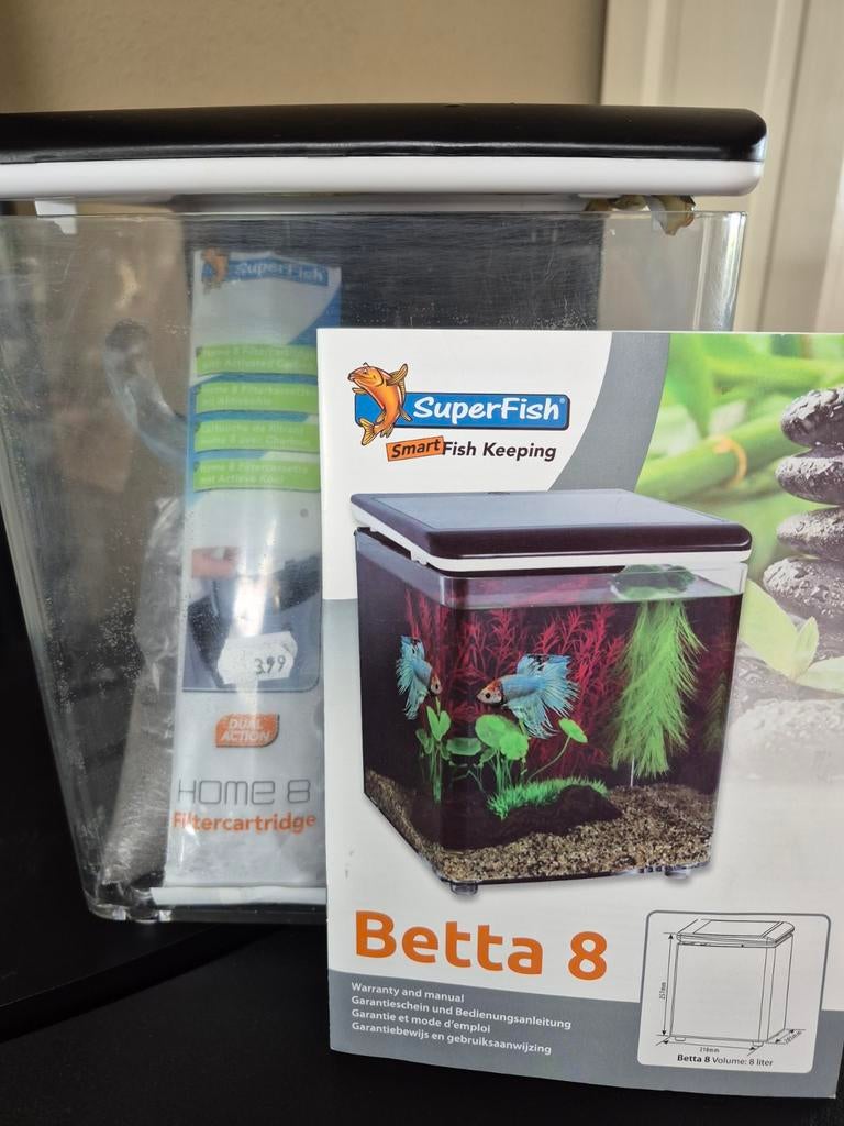 Garnalen of betta aquarium Superfish, Dieren en Toebehoren, Vissen | Aquaria en Toebehoren, Ophalen of Verzenden, Gebruikt, Leeg aquarium