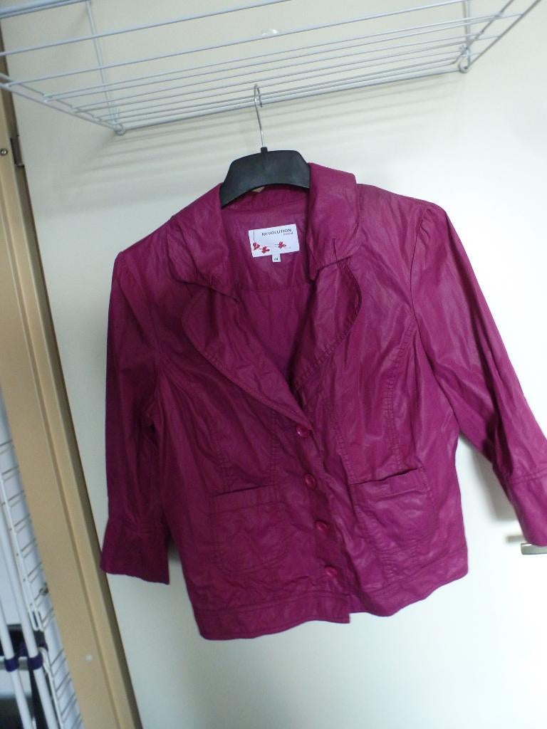zomer NIEUW jasje REVOLUTION 44 fuschia roze -GRATIS zend, Verzenden, Maat 42/44 (L), Nieuw, Jasje