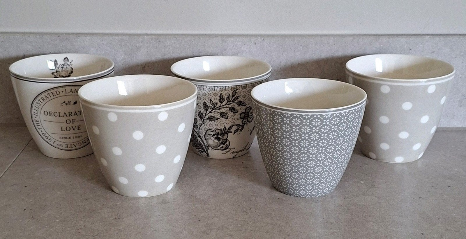 GreenGate Latte Cups / bekers, Overige merken, Nieuw, Ophalen of Verzenden, Overige stijlen
