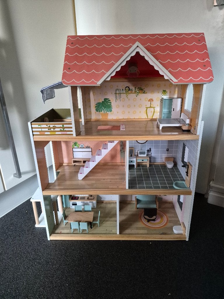 Poppenhuis, Ophalen, Gebruikt, Poppenhuis