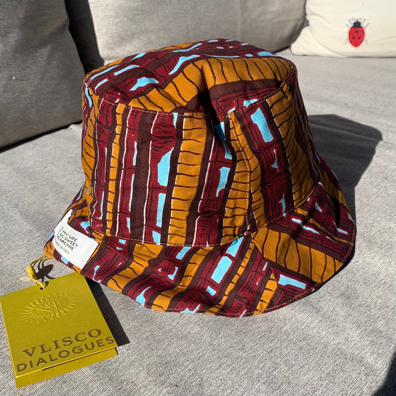 Vlisco hoedje (reversable), Ophalen of Verzenden, Nieuw, One size fits all