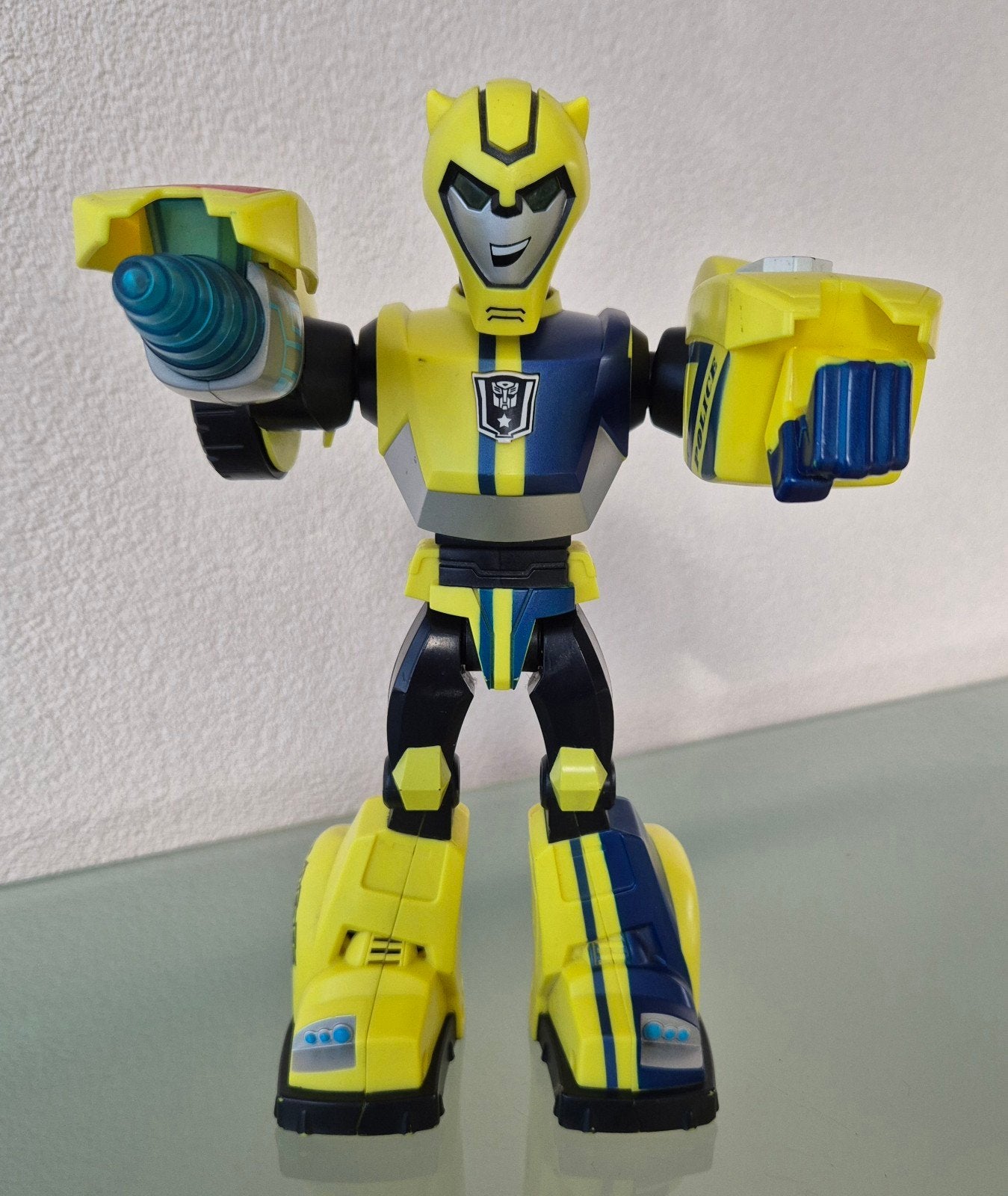 Transformers Bumblebee Police Patrol 28 cm., Verzamelen, Transformers, Overige generaties, Ophalen of Verzenden, Gebruikt, Autobots