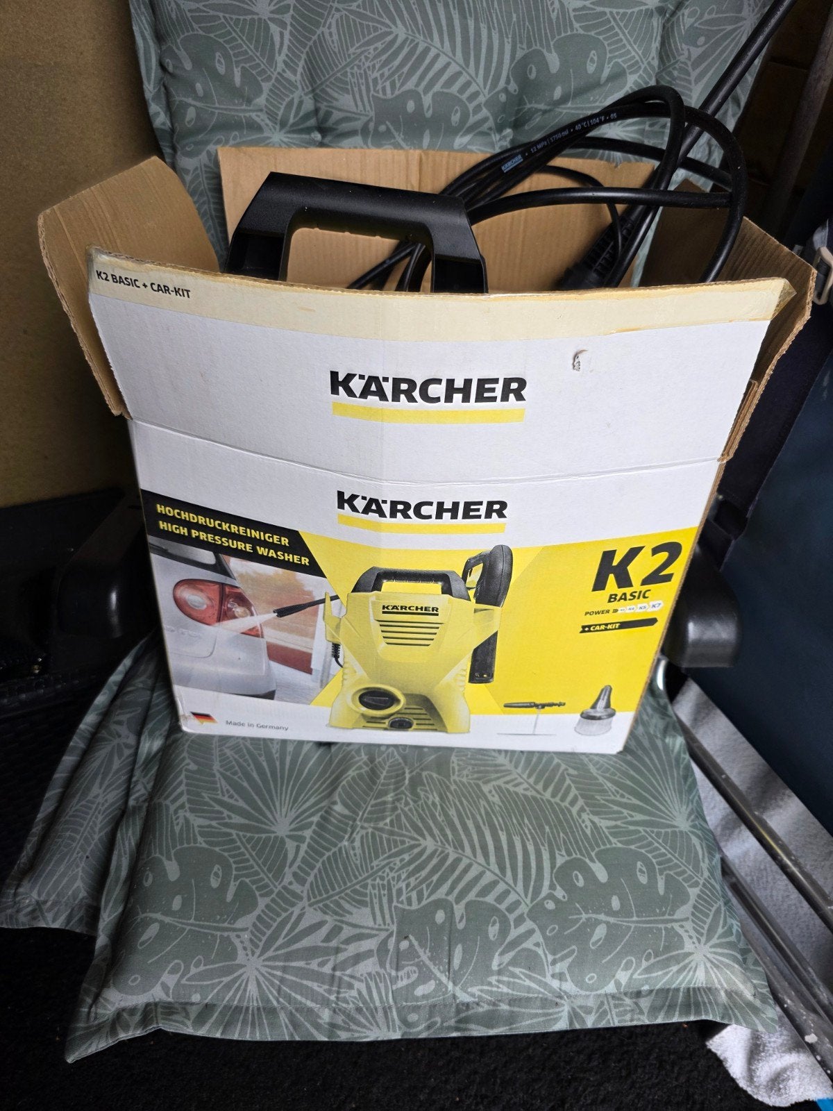Karcher K2 basic hogedrukspuit, Tuin en Terras, Hogedrukreinigers, Ophalen, Zo goed als nieuw, Elektrisch