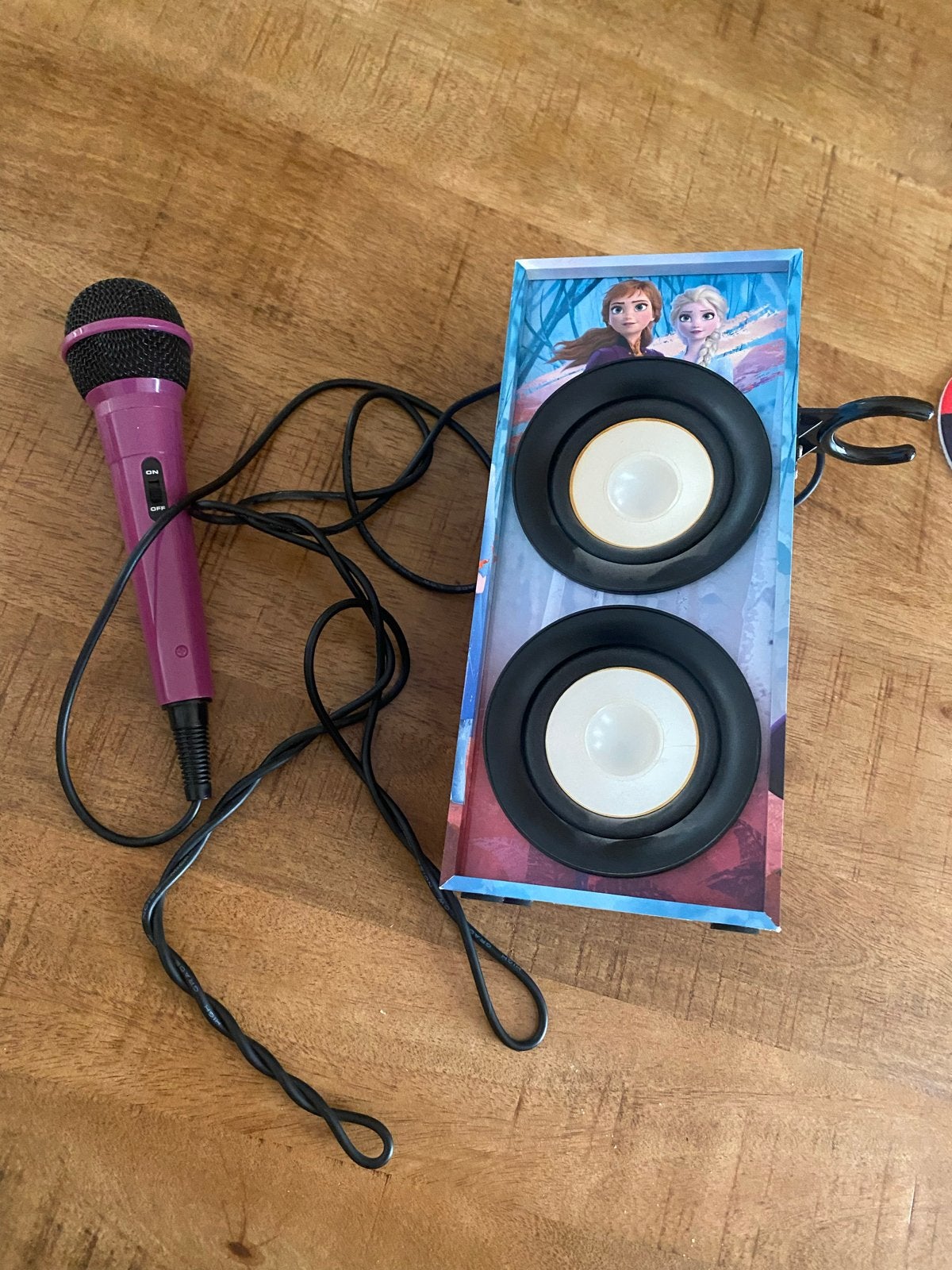 Frozen Karaoke Set met Microfoon en Luidspreker, Ophalen of Verzenden