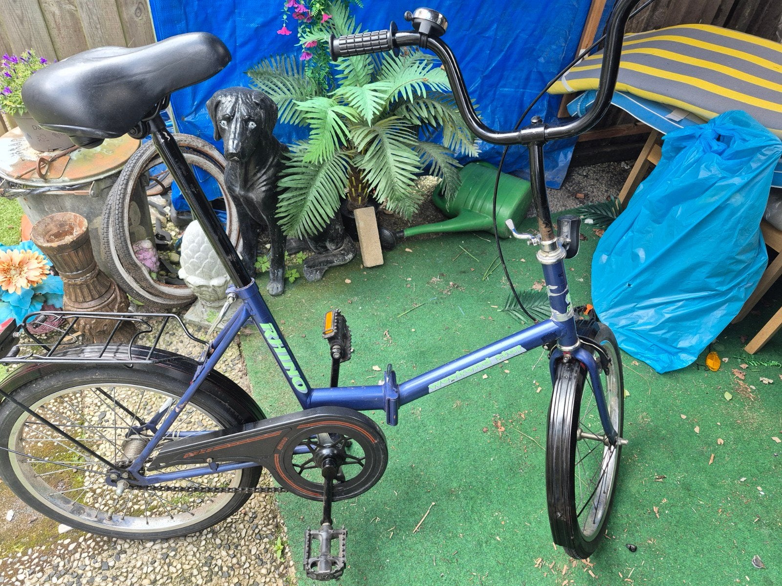 vouwfiets 20 inch, Ophalen, Gebruikt, Deels opvouwbaar, Terugtraprem