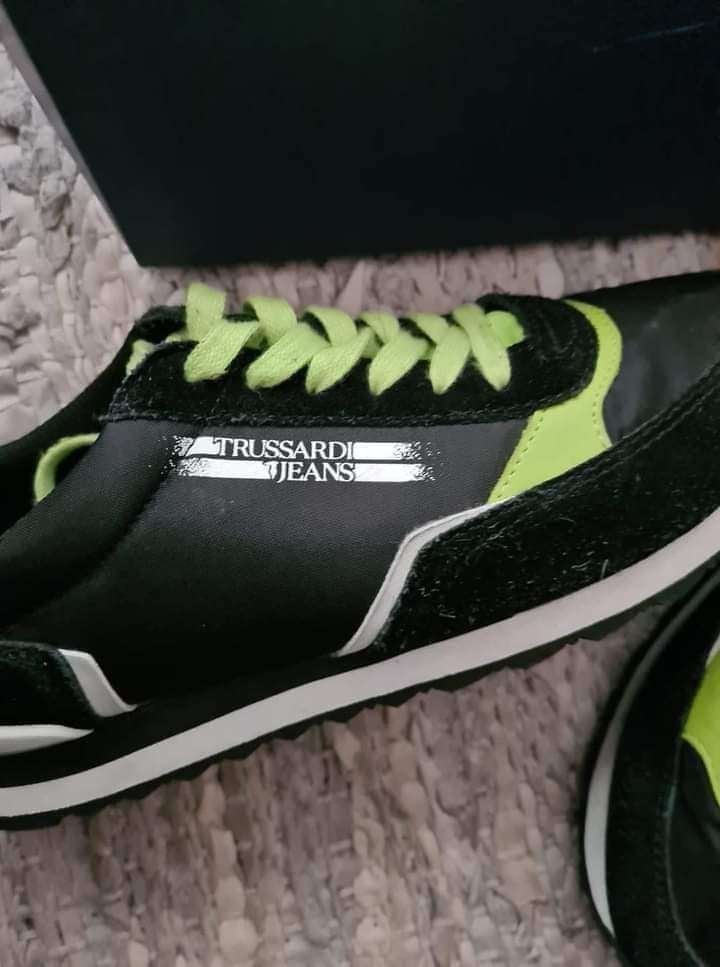 Trussardi sneakers Mt 41, Verzenden, Zwart, Nieuw, Sneakers of Gympen