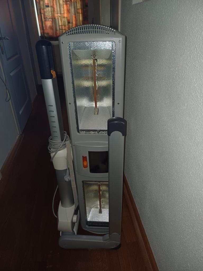 Zonnehemel met  infrarood Philips, Ophalen, Gebruikt, Zonnebank enkelzijdig, Minder dan 10 lampen