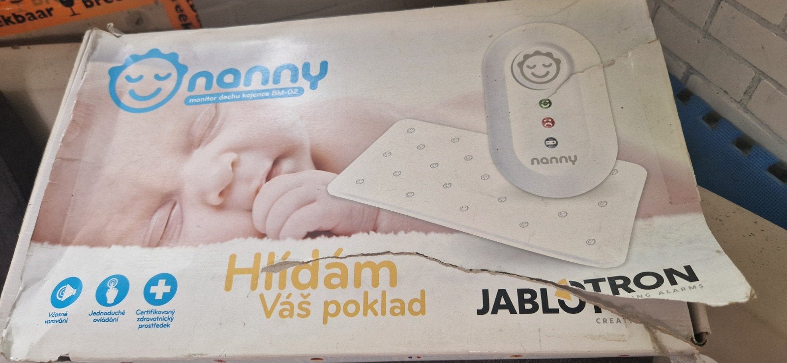 Nanny Ademhalingsmonitor voor baby's - Jablotron, Ophalen, Gebruikt