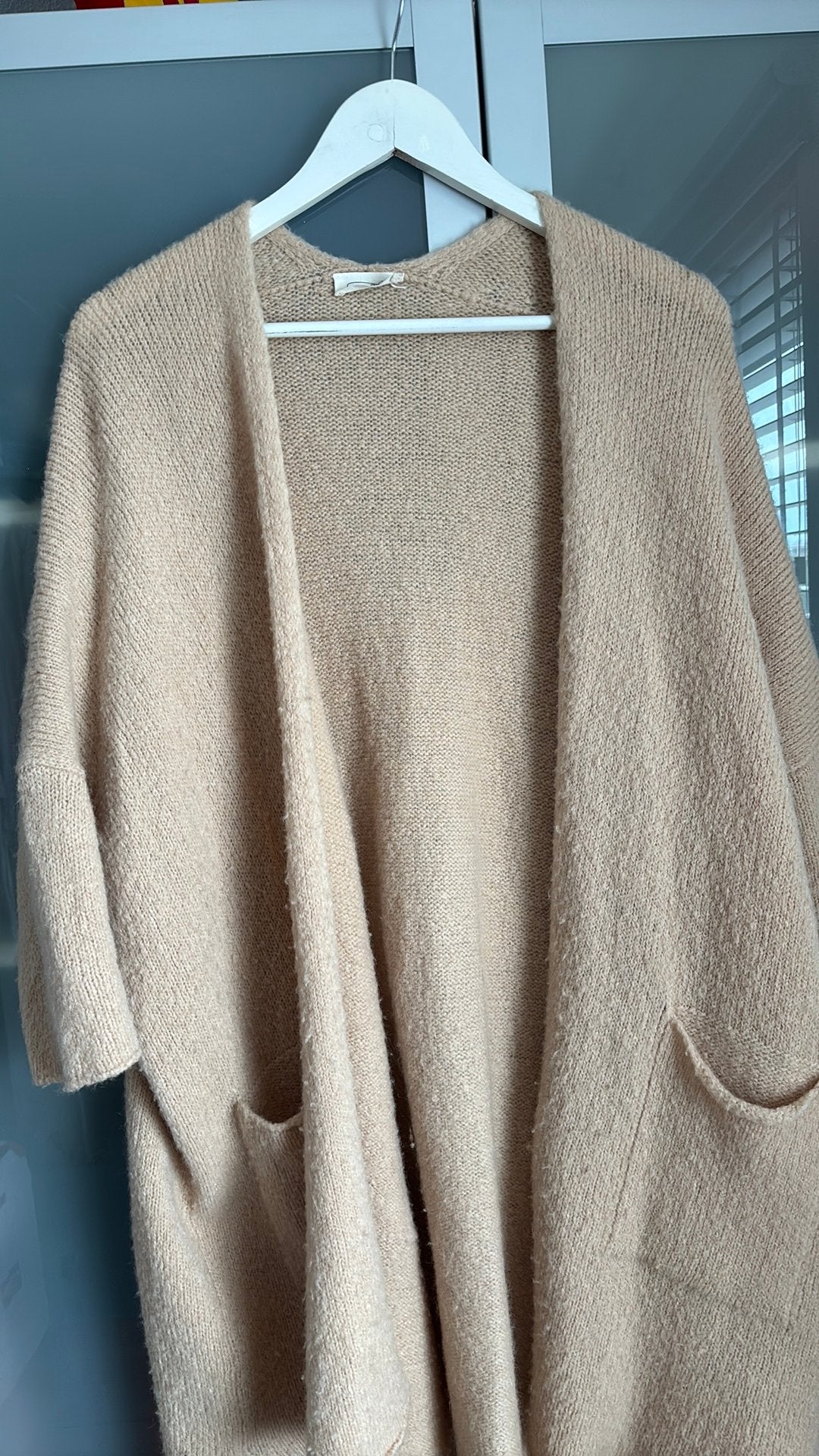 American vintage vest one size crème, Ophalen of Verzenden, Zo goed als nieuw, Maat 38/40 (M), Beige