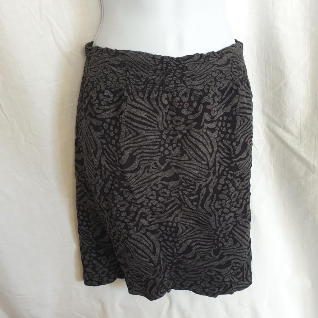 Stoere grijs zwarte rok. Mt S/M Merk Emilio Cavallini, ., Zwart, Ophalen of Verzenden, Zo goed als nieuw