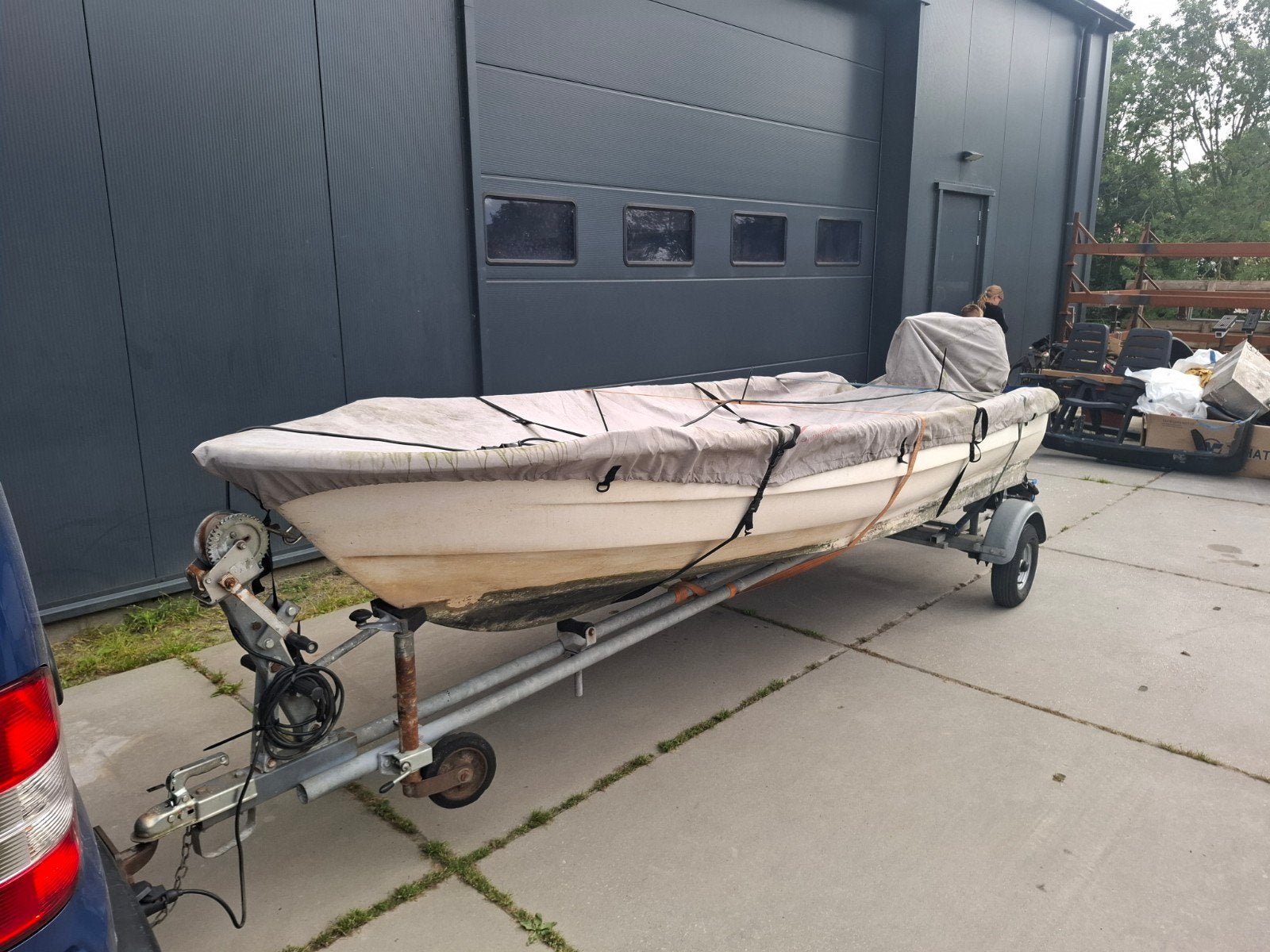 Placom (Elan) 410 met 3.5pk Mercury  SUMMERSALE!!, Ophalen, Consoleboot, Kussenset, Buitenboordmotor