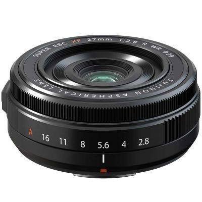 Fuji 27mm 2.8 Nieuwstaat 1 jaar garantie, T, Ophalen of Verzenden, Zo goed als nieuw, Standaardlens