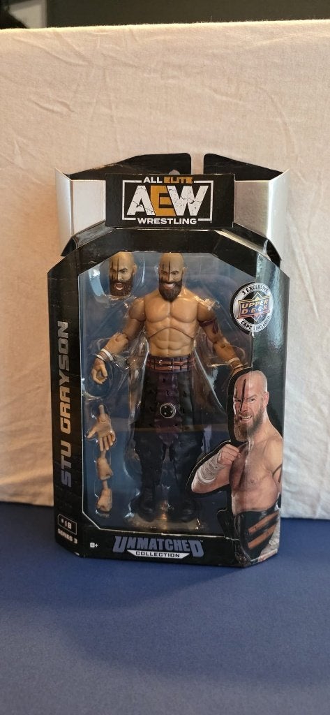 Jazwares AEW Stu Grayson actiefiguur, Ophalen of Verzenden, Nieuw