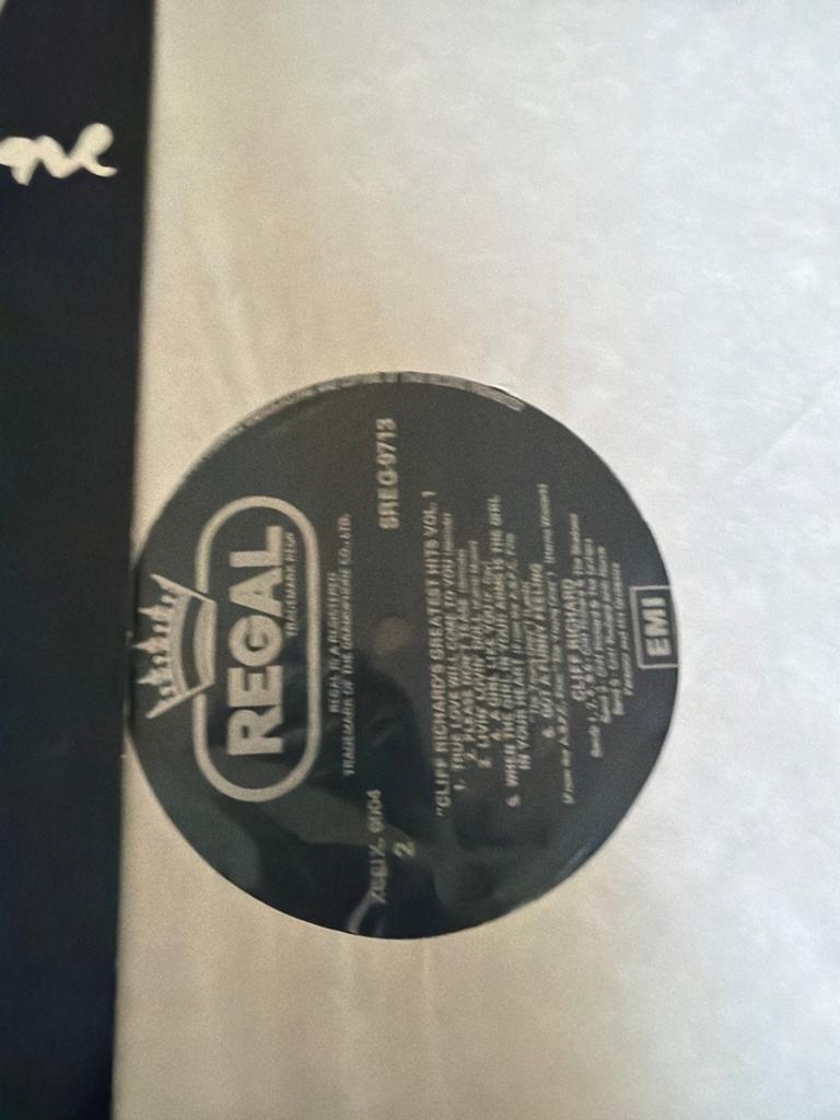 Cliff Richard's Greatest Hits Vol. One LP - Nieuwstaat, Ophalen of Verzenden, 1970 - 1979, Zo goed als nieuw, 12 inch