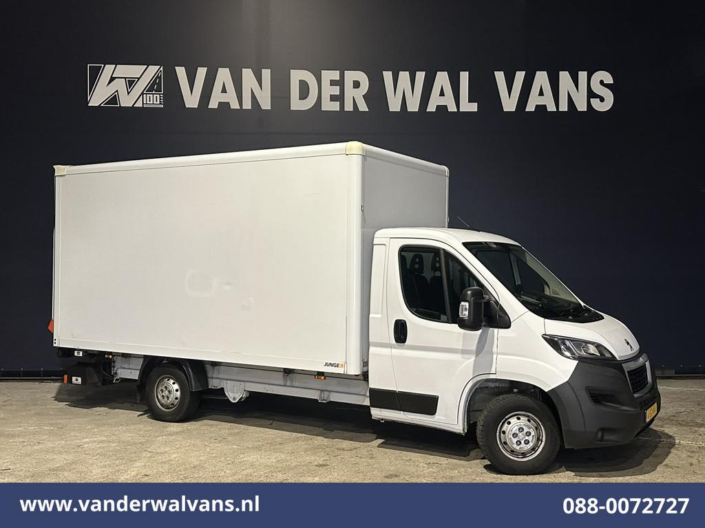 Peugeot Boxer 2.2 BlueHDi 141pk Bakwagen 436cm Lang Laadklep, Voorwielaandrijving, Stof, Gebruikt, 4 cilinders