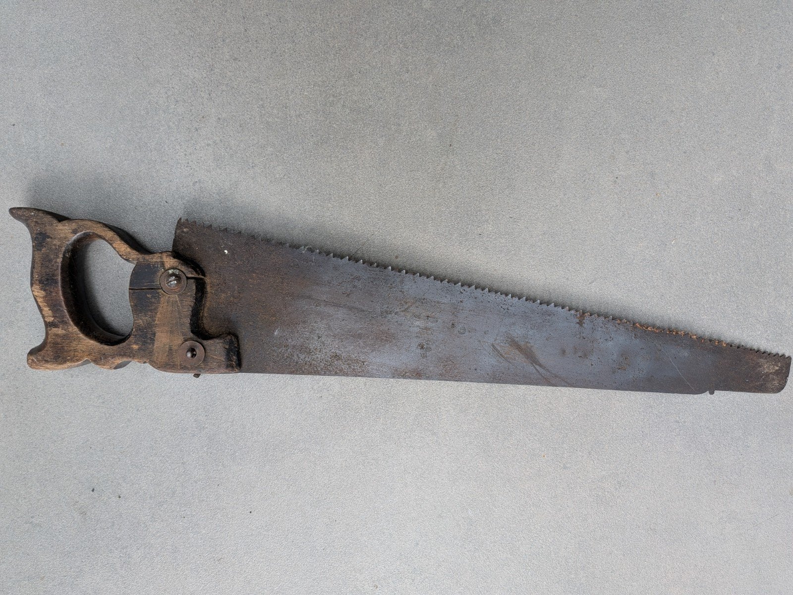 Antieke handzaag i, Antiek en Kunst, Ophalen of Verzenden