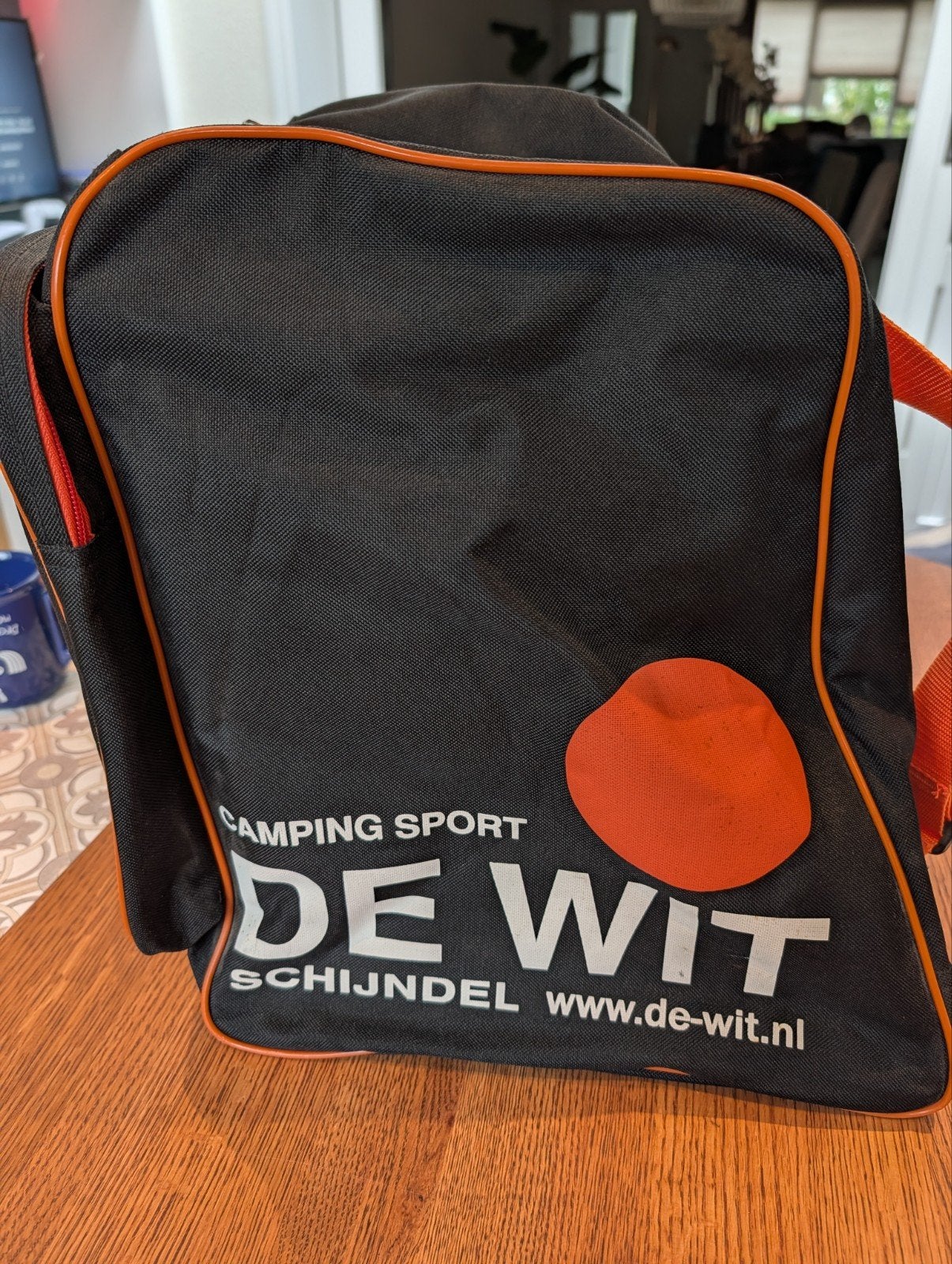 Handige skischoenen tas van De Wit Schijndel, Ophalen, Gebruikt