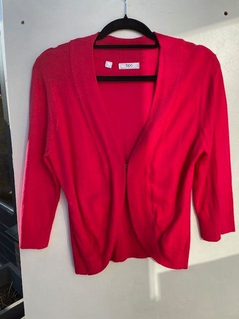 ZGAN Rood Bolero vestje, maat 40/42, Verzenden, Zo goed als nieuw, Maat 42/44 (L), Rood