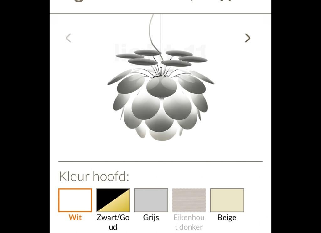 Marset discoco lamp / te koop gevraagd, Ophalen, Zo goed als nieuw, 50 tot 75 cm