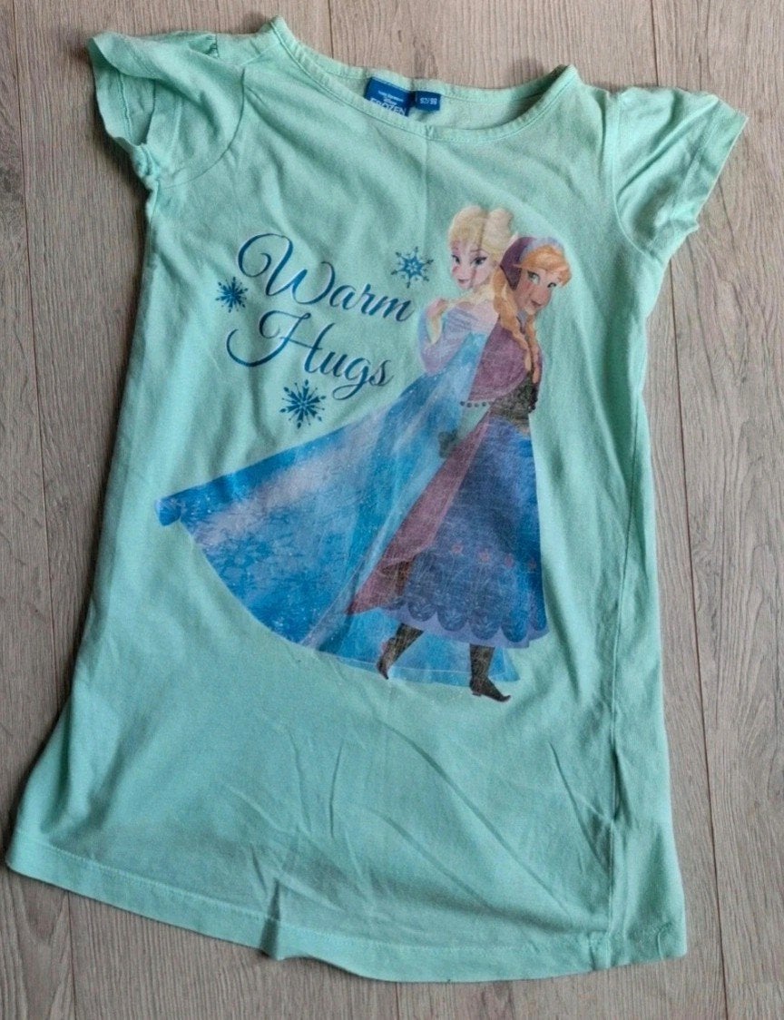 Frozen Disney jurkje blauw maat 92, Ophalen of Verzenden, Gebruikt, Disney Frozen, Meisje