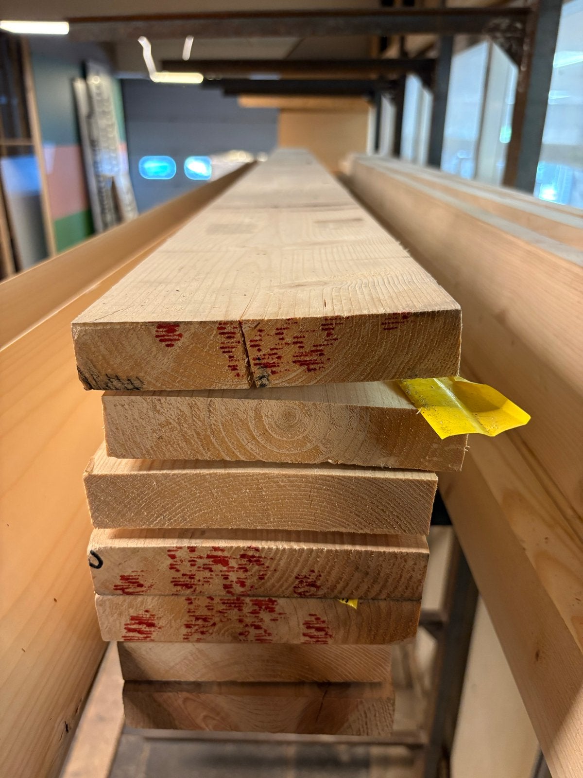 Vurenhout geschaafd 28x145mm 3 mtr - 8 stuks, Doe-het-zelf en Verbouw, Hout en Planken, Ophalen, 25 tot 50 mm, Nieuw, Plank
