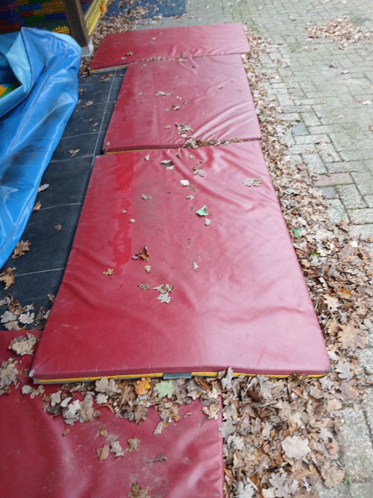 judo valmatten voor speelplaats of gym, Ophalen of Verzenden, Gebruikt