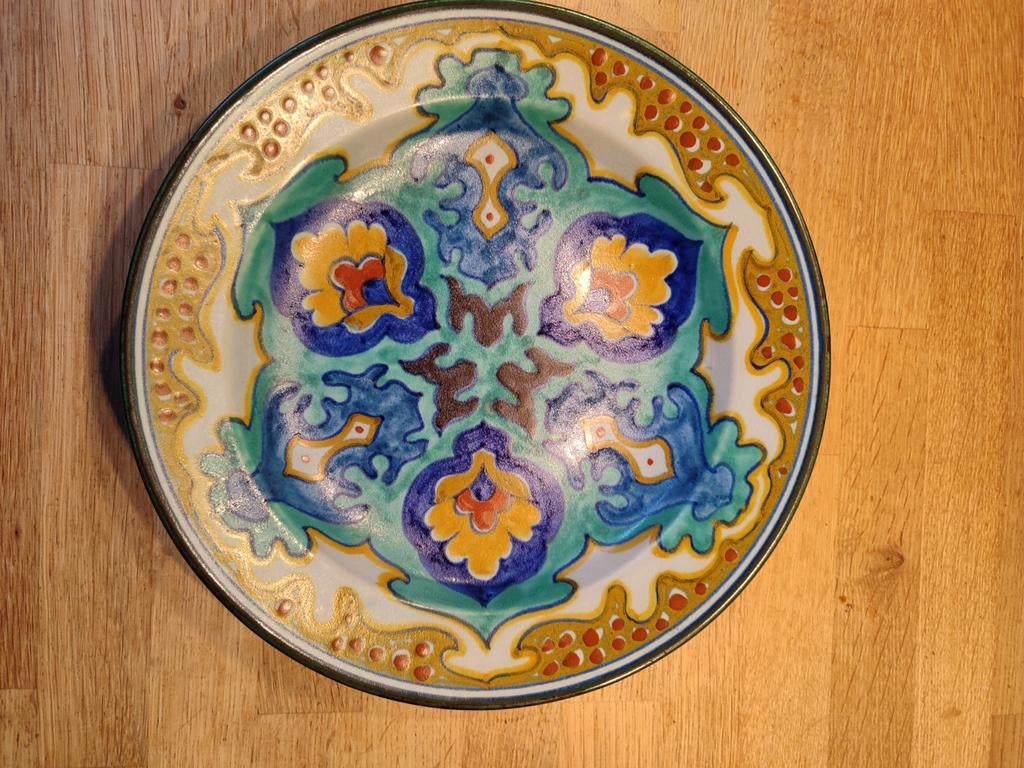 Gouda plateel rhodian bord, Antiek en Kunst, Ophalen of Verzenden