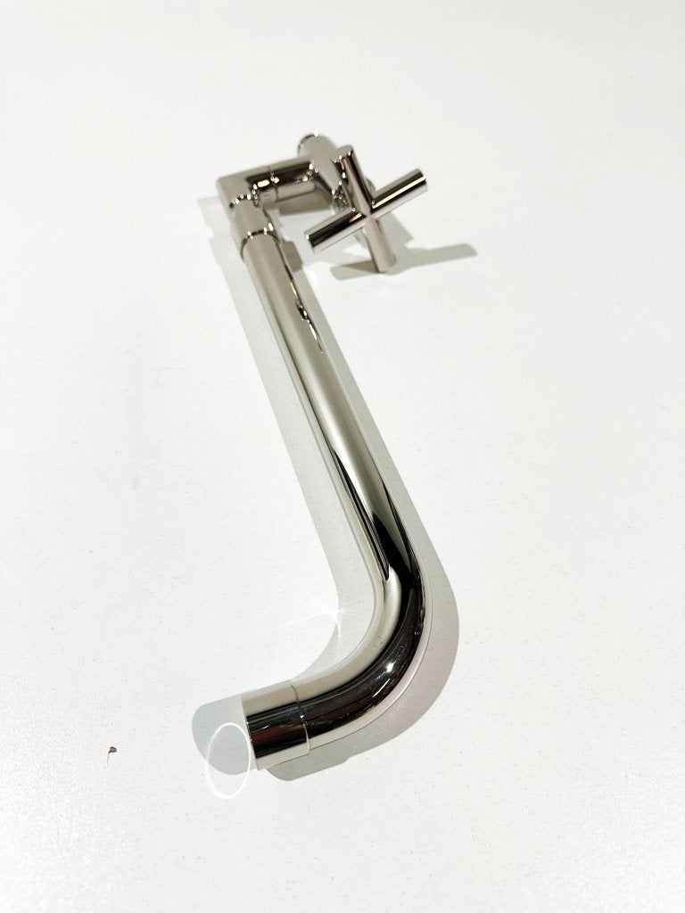 DORNBRACHT TARA TAP/WANDKRAAN PLATINA UITREKBARE UITLOOP, Doe-het-zelf en Verbouw, Sanitair, Niet ingevuld, Nieuw, Niet ingevuld