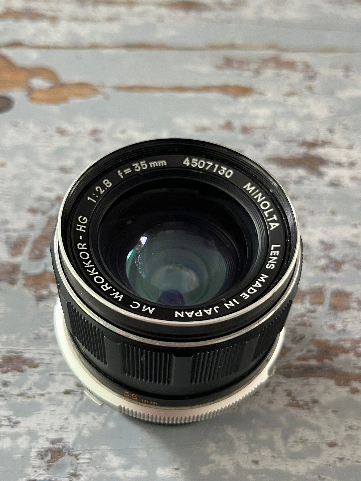 Minolta 35mm 2.8 vintage lens, Ophalen of Verzenden, Gebruikt, Standaardlens