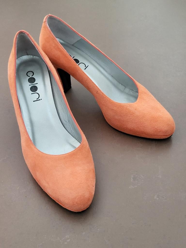 Pumps/hakken Colori, zalmroze, maat 39, Kleding | Dames, Schoenen, Pumps, Ophalen of Verzenden, Zo goed als nieuw, Roze