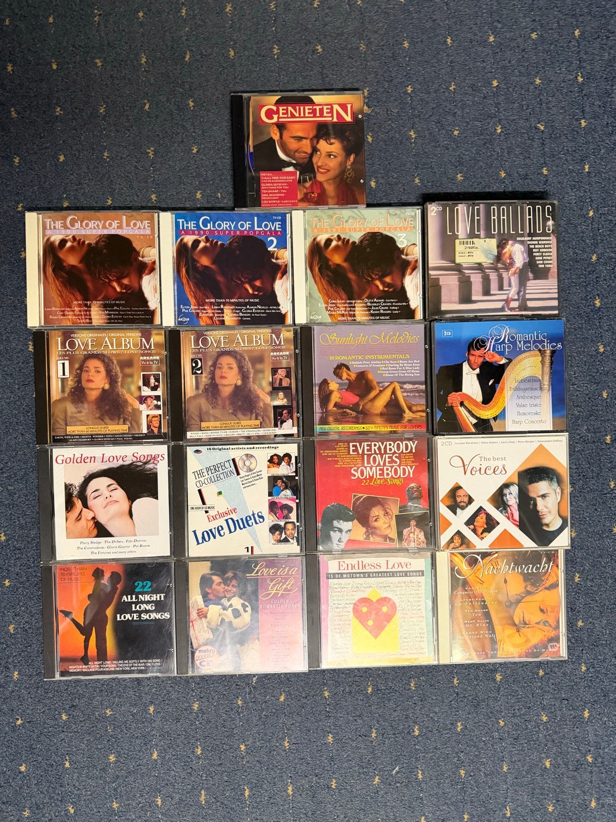 Grote collectie romantische CD's - Diverse artiesten, Ophalen, Gebruikt, Pop, Verzamelalbum