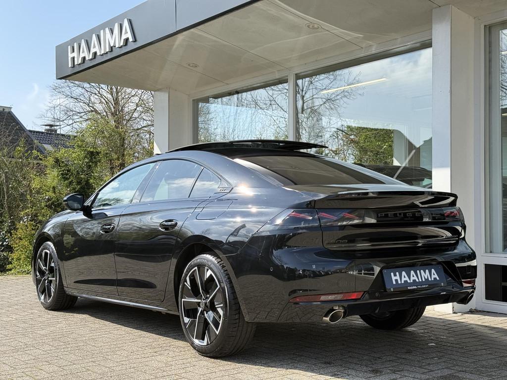 Peugeot 508 1.6 HYbrid 225 GT | Schuif-/kanteldak | Nappa Le, Euro 6, 4 cilinders, Automatische klimaatregeling, Zwart