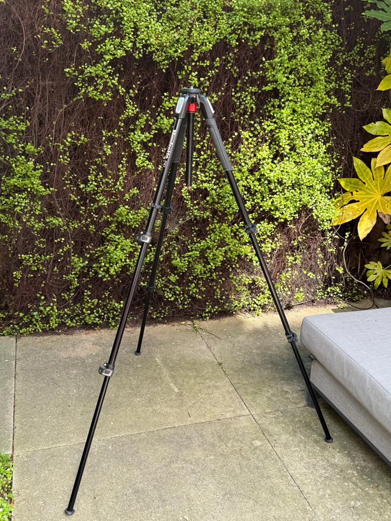 Manfrotto MT190XPRO3 Aluminium Statief, Audio, Tv en Foto, Fotografie | Statieven en Balhoofden, Ophalen, Zo goed als nieuw, 150 tot 175 cm