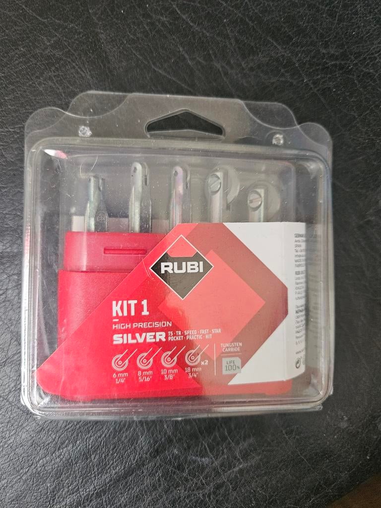 Rubi Snijwieltjes Kit 1 - Precisie Tegelsnijders, Doe-het-zelf en Verbouw, Gereedschap | Handgereedschap, Ophalen of Verzenden