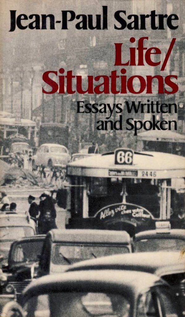 Jean-Paul Sartre - Life/Situations, Ophalen of Verzenden, Gelezen, Jean-Paul Sartre
