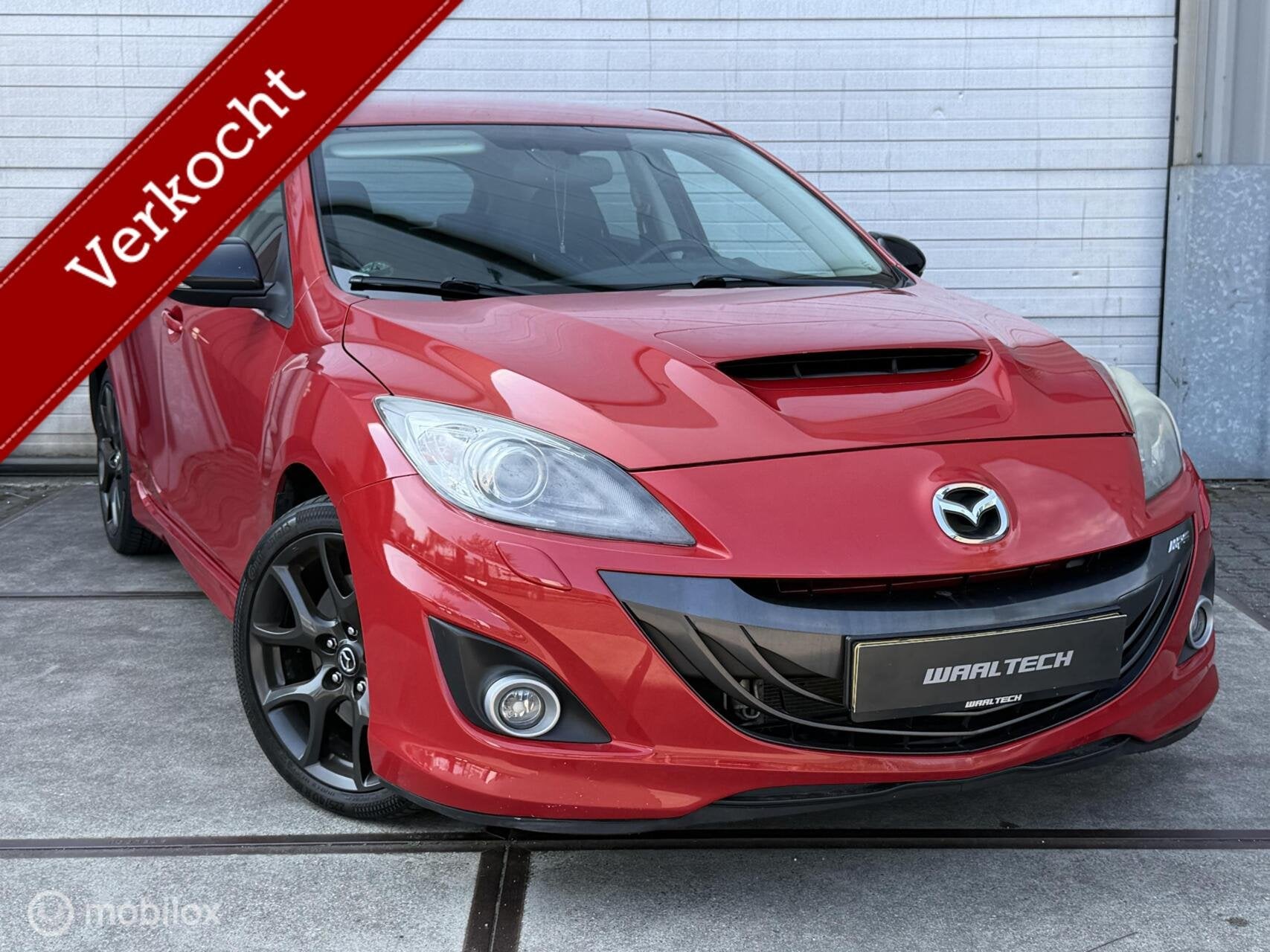 Mazda 3 2.3 DiSi Turbo MPS, Auto's, Voorwielaandrijving, Euro 5, Gebruikt, Zwart