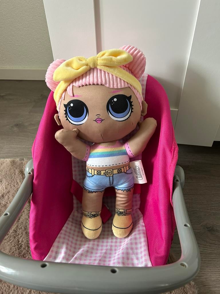 Lol stoffen pop in maxi cosie zgan, Ophalen of Verzenden, Zo goed als nieuw, Overige typen