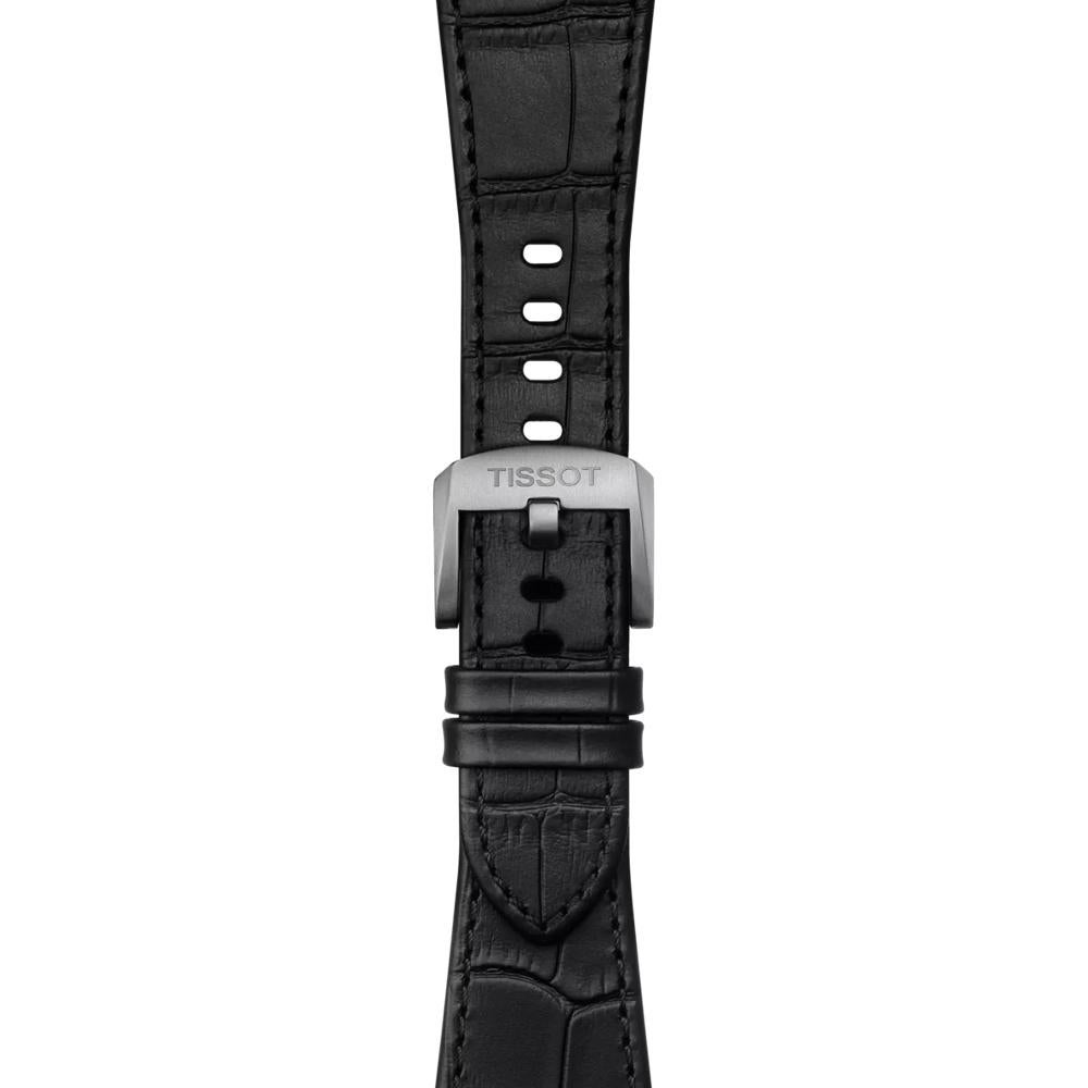 Nieuwe originele Zwart Lederen Horlogeband Tissot PRX 40mm, Ophalen of Verzenden, Nieuw
