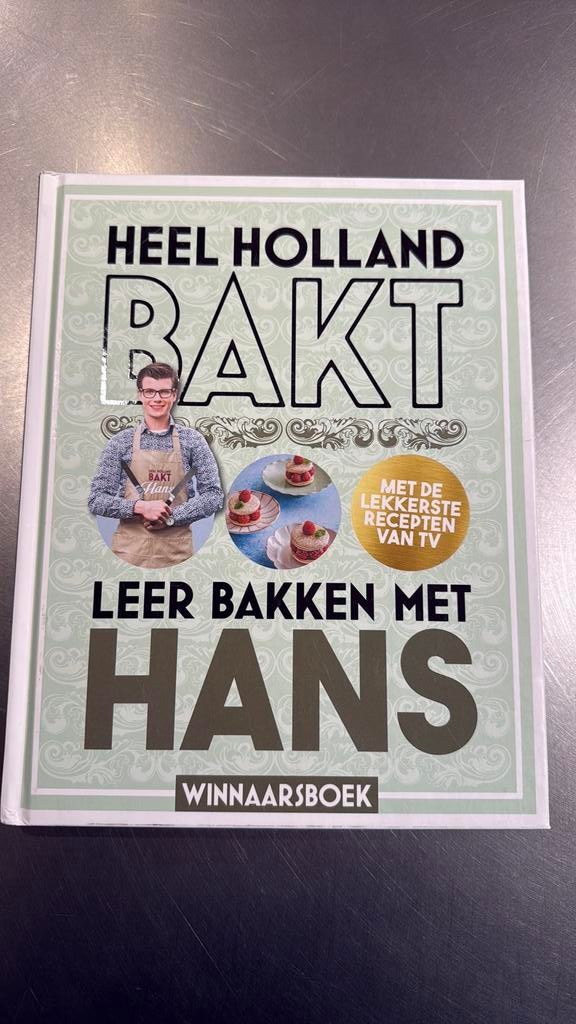 Hans Spitsbaard - Heel Holland Bakt - Leer bakken met Hans, Ophalen of Verzenden, Zo goed als nieuw, Hans Spitsbaard