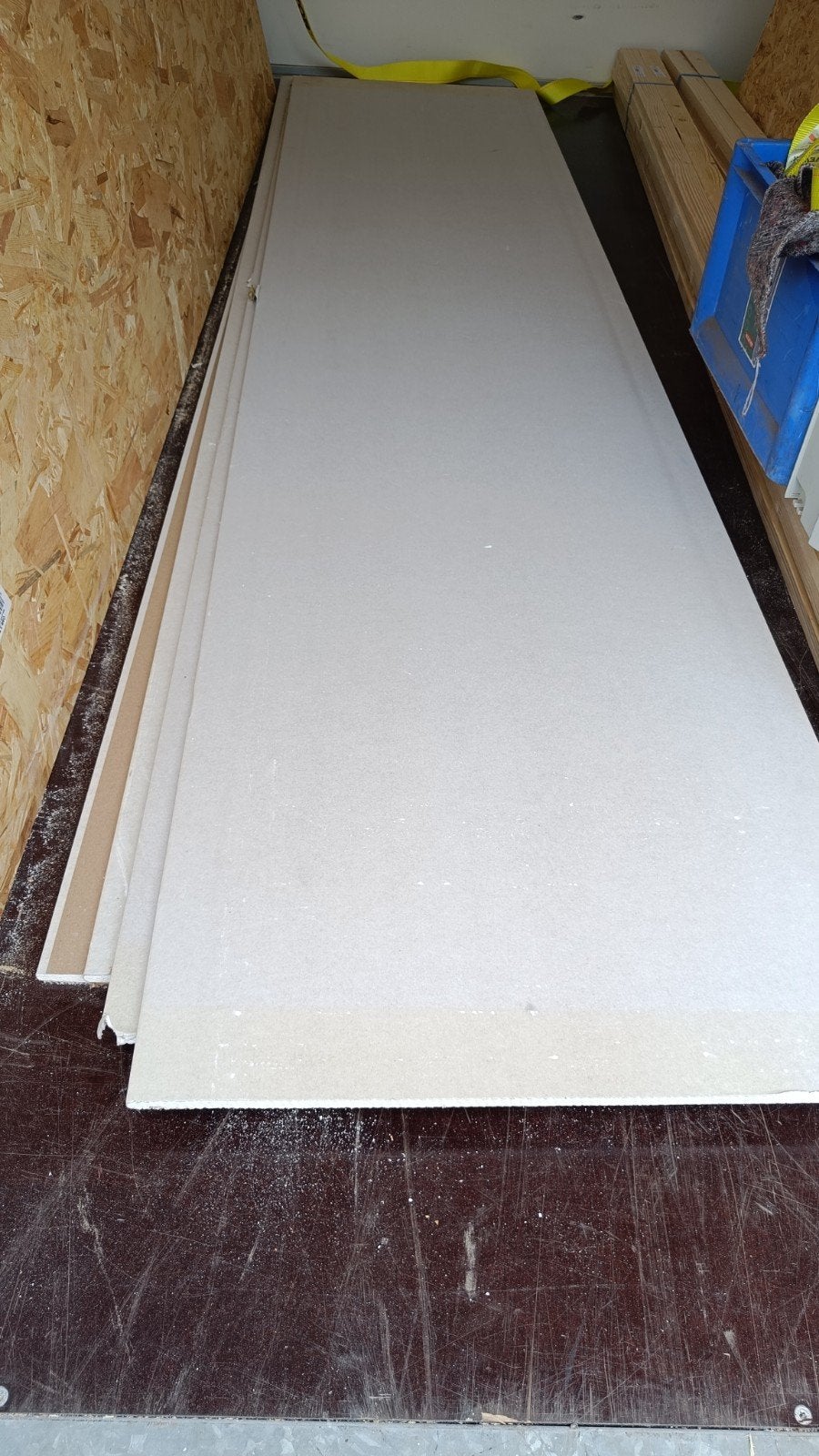 4 Knauf A-plaat gipsplaten 12.5 x 600mm x 2600mm AK, Ophalen, Gebruikt, Overige materialen, Minder dan 20 mm