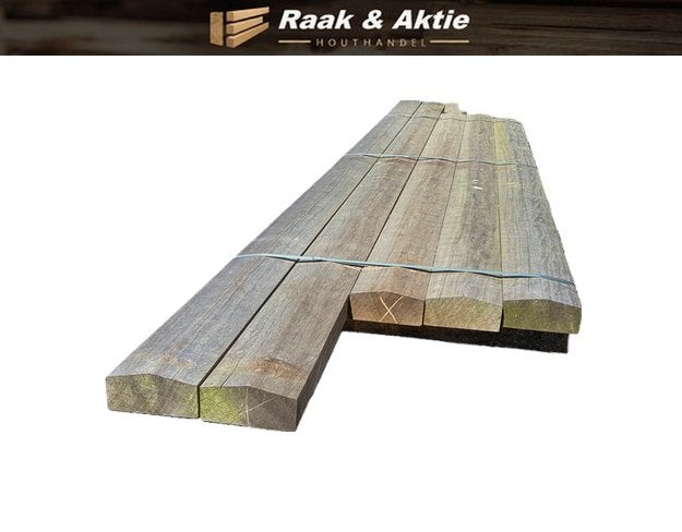 Hardhouten afdekprofielen 6.0x13.0 cm - nr: HB16, Ophalen, 250 cm of meer, Overige typen, Hardhout