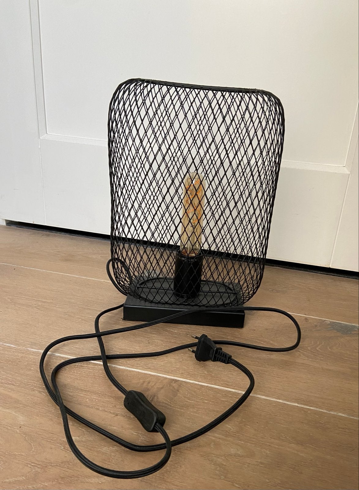 Lucide Tafellamp Zwart Metaal - Modern Design, Ophalen, E27 (groot), Zwart, Sfeerlamp