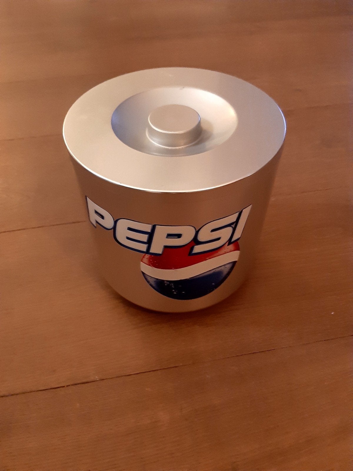 Vintage Pepsi ijsemmer met deksel, Ophalen of Verzenden, Gebruikt, Gebruiksvoorwerp